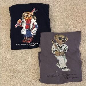 Ralph Lauren Polo Bear t-shirts in Navy and Gray